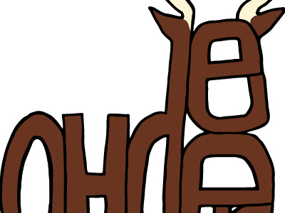 OhDeer illustrator typography