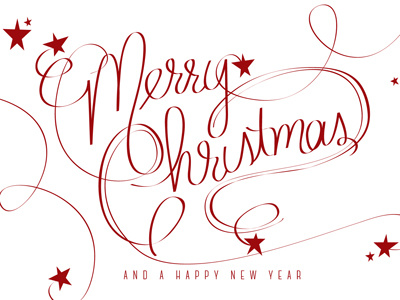 Christmas 2013 card christmas hand lettering lettering new year stars