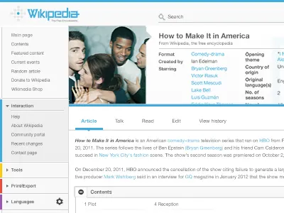 Wikipedia Re-imagined wikipedia