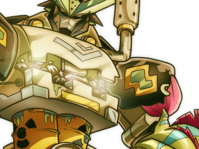 Mutrazord - The Final Mutant anime illustration mecha mutant mutant monday tmnt toxic