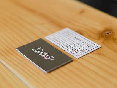 Bartlett cards branding business cards identity spokane stationery