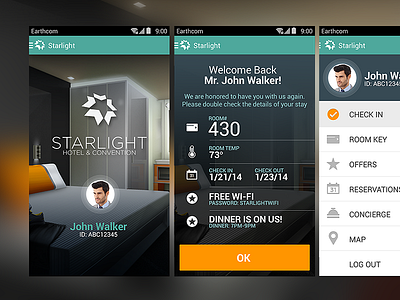 Starlight android hotel mobile star summary