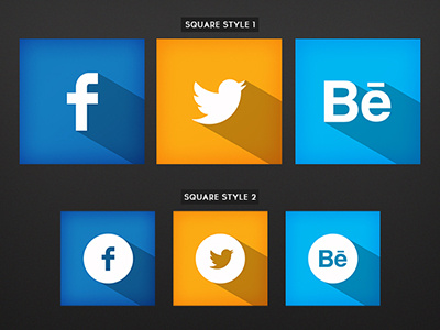 Flat Social Network Icons design flat icons network psd social uiux