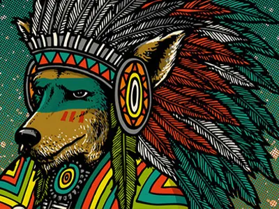 String Cheese gigposter detail 3... gigposter new years screenprint spirit animals string cheese incident triptych