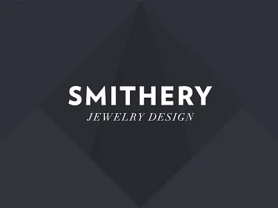Smithery boutique brand facet jewelry logo shop