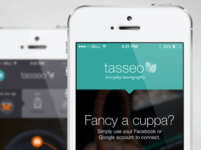 tasseo app coffee flat green mobile tea