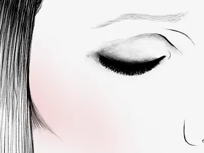 Gwyneth Paltrow (as Margot Tenenbaum) - Melancholia Serie illustration people portrait the royal tenenbaums tv