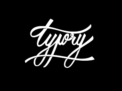 Typory lettering brush calligraphy custom handlettering lettering type typography