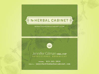 Herbal, Earthy Branding branding business cards earthy full bleed herb herbal identity leaf leaves logo logo mark organic