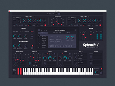 Sylenth - re-skin WIP