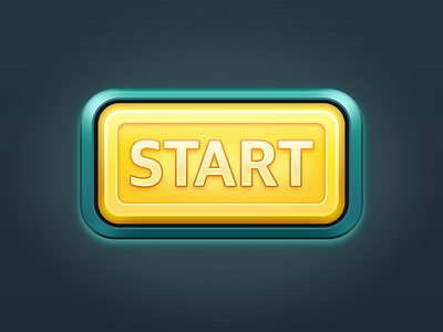 Yellow Button type B button game ui yellow