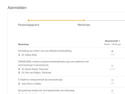 Form concept check form information interface session timeline web