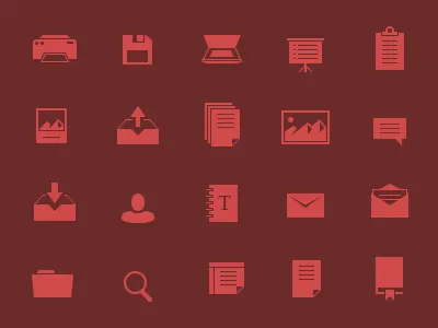 Office Icons flat flat icons flatdesign icons interface ui user interface webdesign