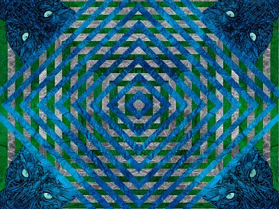 Hipnose Blue blue fashion hipnose leopard monkey pattern texture