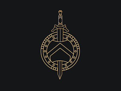 Sword and Shield illuminati lineart shield sword sword and shield