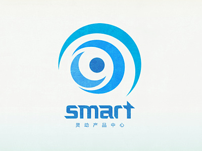 Smart Products Center LOGO blue logo products shape smart