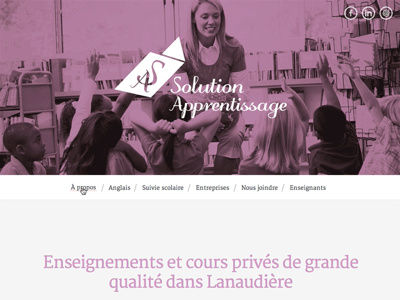 Solution Apprentissage adobe muse animation gif home