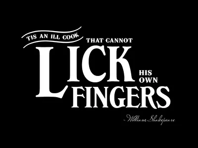 Tis' indeed. typography