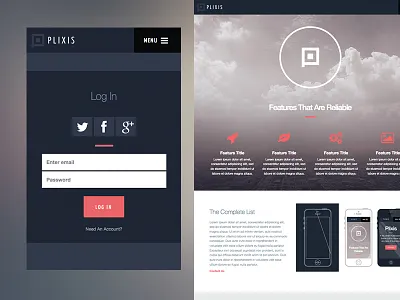 Plixis HTML Theme bootstrap flat design flat ui html5 responsive design theme web design