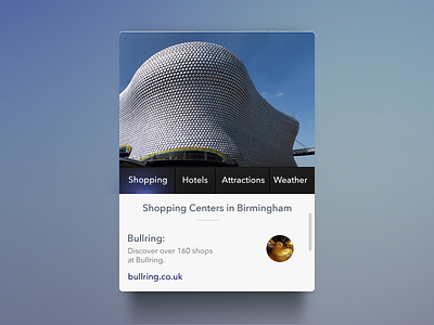 Birmingham birmingham bullring rebound ui