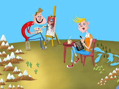 WIP tim paul timpaulillustrations
