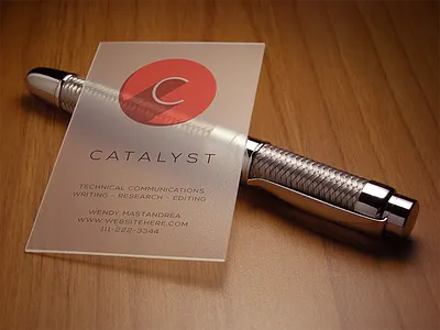 Catalyst Brand Concept (Logo + Cards) brand business cards logo