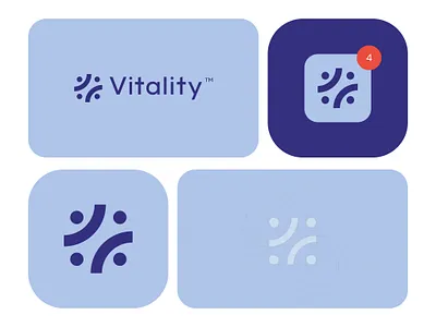 Vitality | Brand Identity brand identity branding graphic design logo logo design logo designer logo mark minimal modern modern logo symbol typography