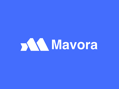 Mavora Logo Design - Letter M Monogram abstract bold branding design geometric icon letter m logo logo design logodesign logotype m m logo minimal minimalistic modern monogram saas simple symbol