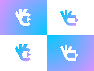 Hand and play logo ai b2b brand branding button design elegant graphic design hand logo logo design logo designer logodesign logodesigner logotype media modern play saas web3