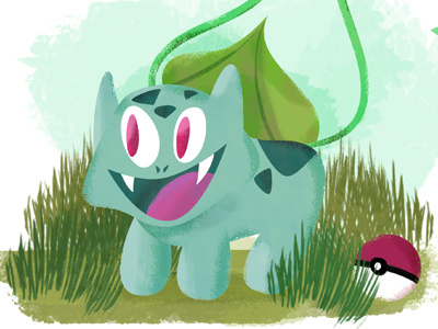 Bulbasaur bulbasaur cartoon illustration pokemon