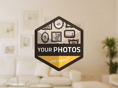 Your Photos are Super - Gift badge frames gift icon illustration photos super vector virtual