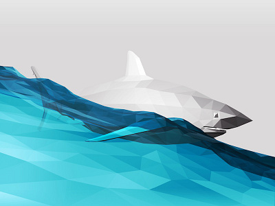 Sharkie v2 low poly shark