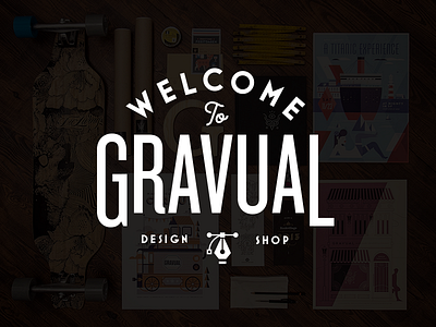 New Portfolio design gravual new portfolio shot site top