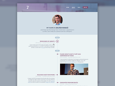 zoltan.co - about - WIP about cv portfolio timeline