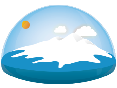 Snow Globe 3d app compass globe icon iphone lifestyle location micron responsive snow weather