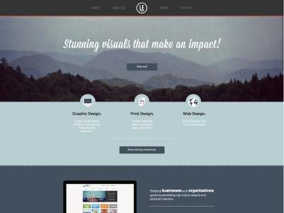 New Website home mountains new page web website