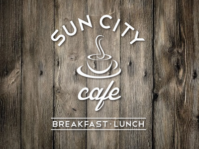 Sun City Cafe branding cafe identity