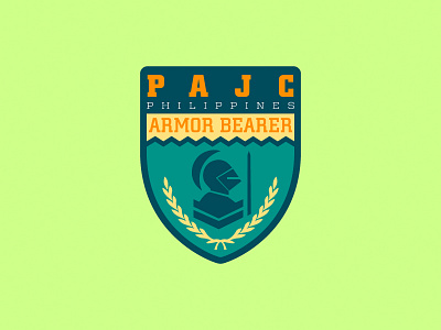 PAJC armor christian design knight logo pajc