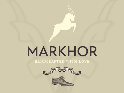 Brand identity: The markhor finished afghanistan capra falconeri final finished brand handcrafted jump love markhor northern pakistan shoes