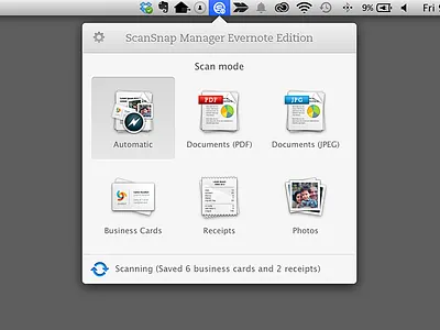 Scansnap Manager Evernote evernote icons mac scanner scansnap toolbar ui