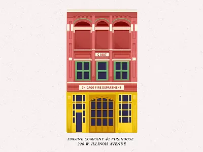 Old Chicago Fire House architecture firehouse