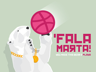 Thx for the invite ! invite polar bear thank you thanks tnx