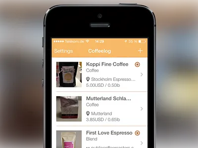 Coffeelog is live in the App Store! coffee coffeelog