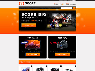 Scoreelectronics creativerooster.com doug harris e commerce website electronic website score electronics website website design wilkes barre advertising