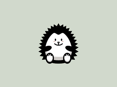 Cute Little Hedgehog cute logo hedgehog logo little hedgehog