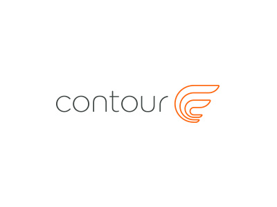 Contour branding contour identity logo map mark