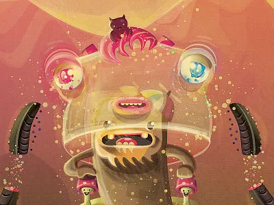 A Symbiotic Kind of Love boris hasabike character character design monster