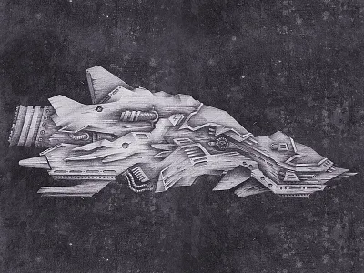 Spaceship mars space spaceship