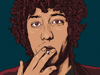 Albert Hammond Jr. albert hammond jr. book grantland illustration indie music portrait rock the strokes