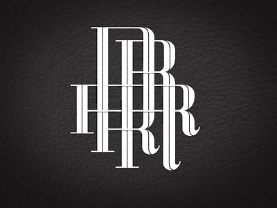 Triple R Monogram lettering monogram type typography